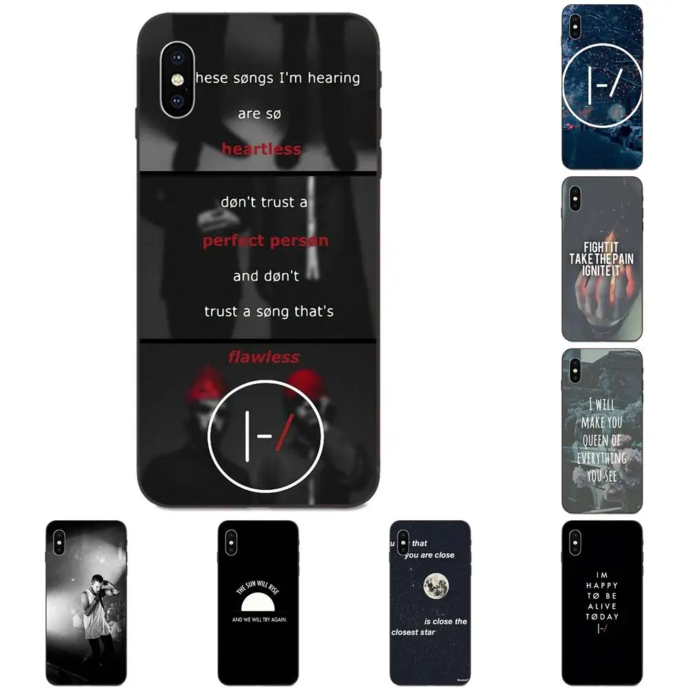 Чехол Twenty One Pilots для Xiaomi Redmi Note 3 3S 4 4A 4X 5 5A 6 6A 7 7A K20 Plus Pro S2 Y2 Y3 защита из ТПУ|Бамперы| |