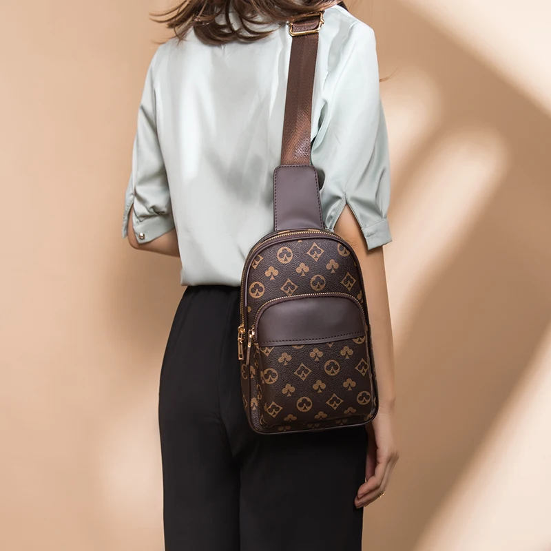 

Chest Bags Women and Men's Bags Luxury Design Men's Shoulder Bags European and American Fashion Messenger Travel Bags
