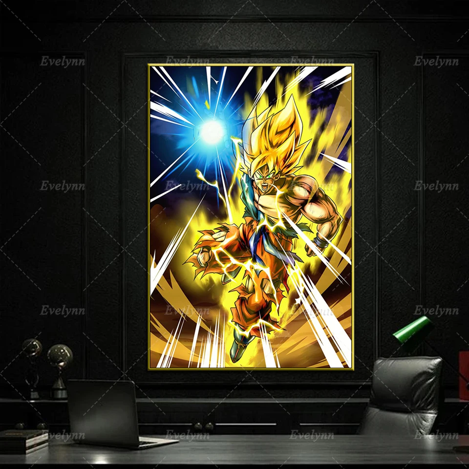 

Anime Goku Dragon Ball Super Canvas Posters And Prints Wall Art Picture Modern Living Room Cuadros Home Bedroom Decor Painting
