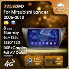 Автомагнитола TIEBRO для Mitsubishi Lancer 9 2000-2010, радио, GPS-навигация, стерео, мультимедийный видеоплеер, DVD, IPS, DSP, Android 10