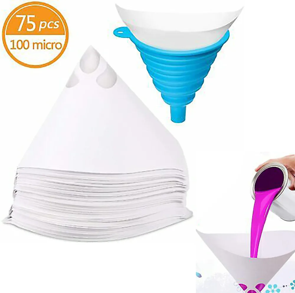 

100 Mesh Filter Strainer Filter Paper & Nylon Resin Filter Set Strainers High Quality