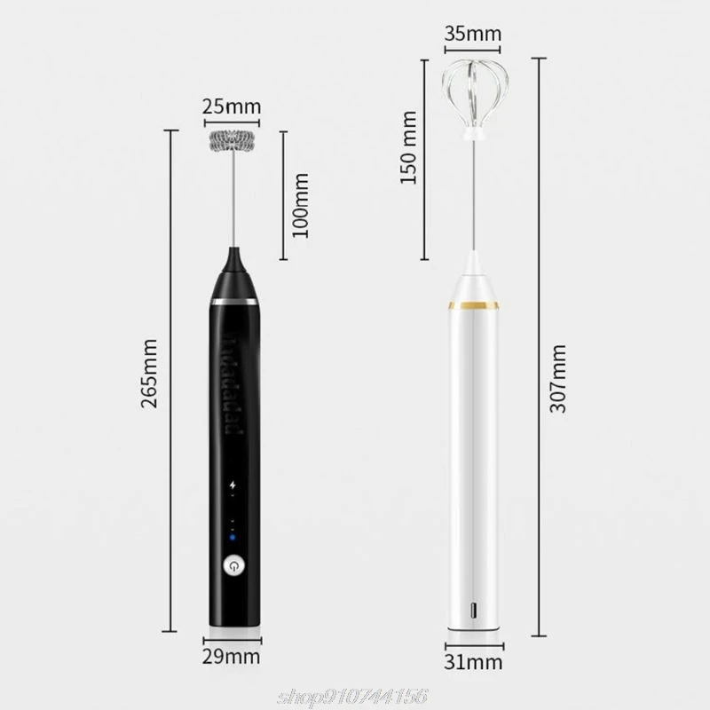 

Double Spring Whisk Head Electric Milk Frother Stainless Steel Handheld Milk Foamer Drink Mixer Coffee D14 20 Dropshipping