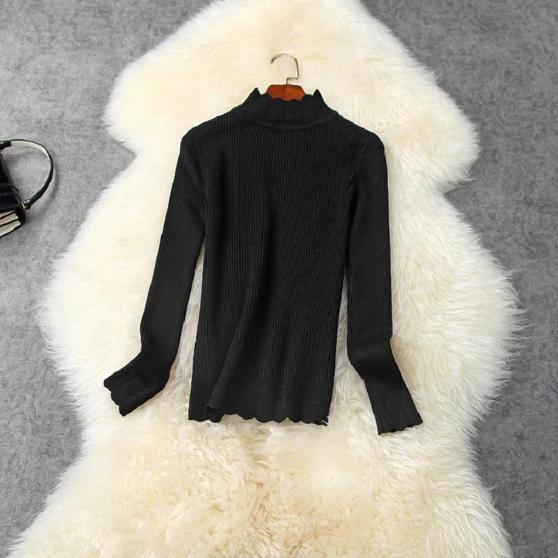 Top Quality Designer Clothing Sets 2020 Autumn Winter Suit Women Black Pullover Tops+Cape Caot Jacket+Skinny Leggings Pants Set