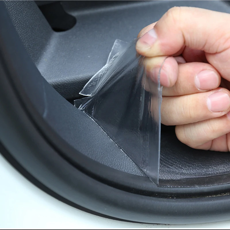 Защитная пленка для автомобильной двери нано прозрачная защита от столкновения