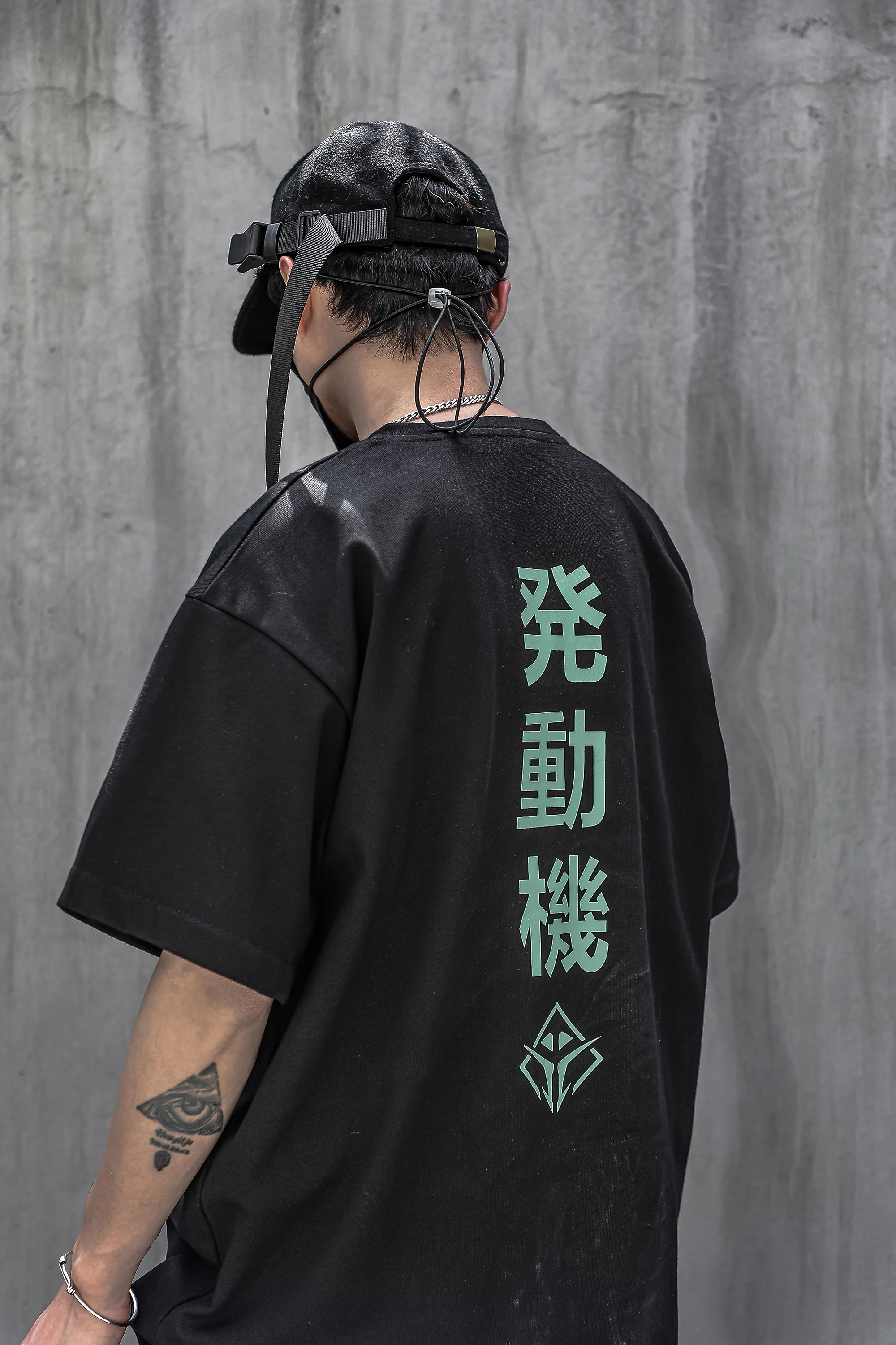 

2021SS Devil Embroidery Print Harajuku Summer Hip Hop T-Shirt Men Punk comfortable Cotton LooseSleeve
