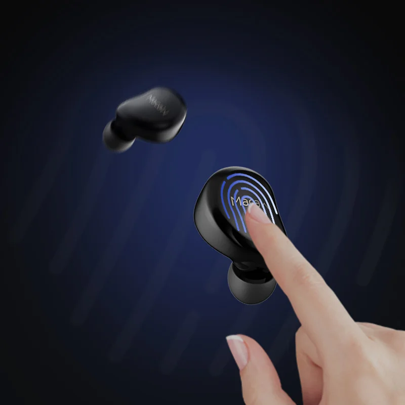 Беспроводные Bluetooth 5 0 наушники Touch Two True Wireless вкладыши Handsfree спортивные