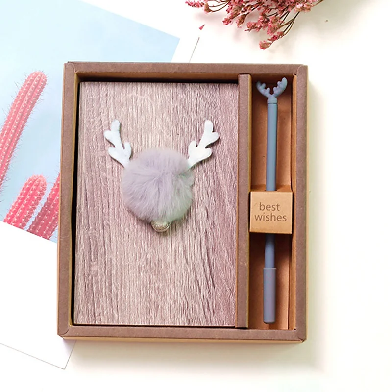 Изысканный журнал записная книжка ручная работа Деревянная обложка ежедневный