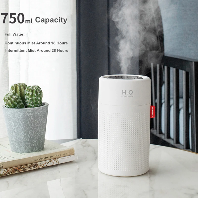 750 мл USB Перезаряжаемый диффузор для ароматерапии увлажнитель воздуха
