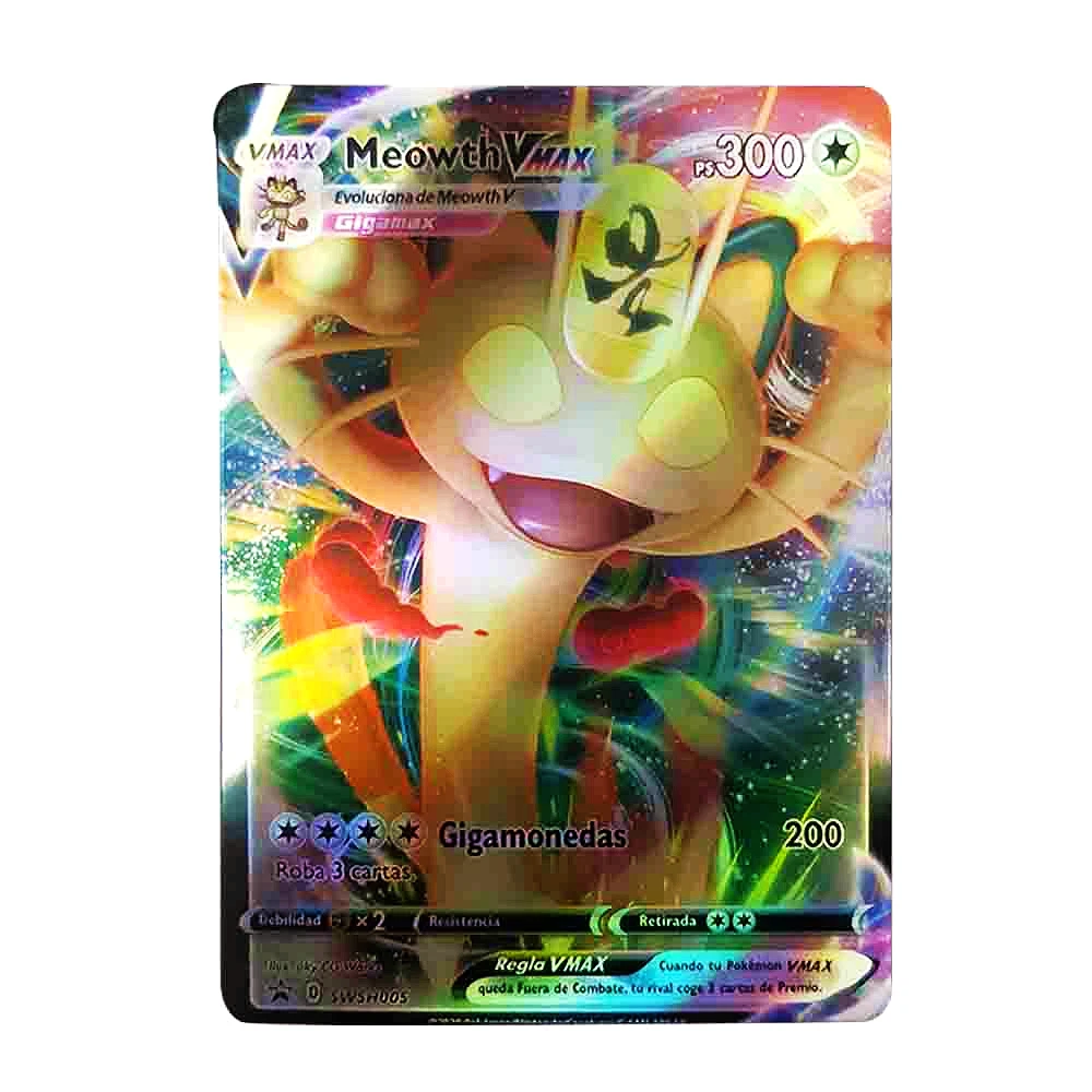 Juego de cartas de Pok&eacute;mon espa&ntilde;ol para ni&ntilde;os, 55 Uds., entrenador brillante VMAX, Charizard hologr&aacute;fica, Espa&ntilde;a-5