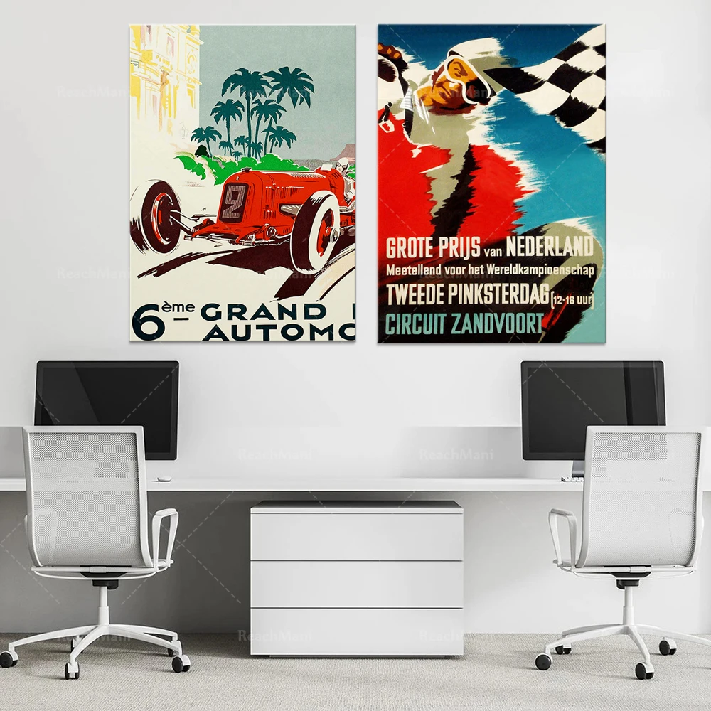 Печать на холсте ReachMani Geo Ham Monaco Avril 1934