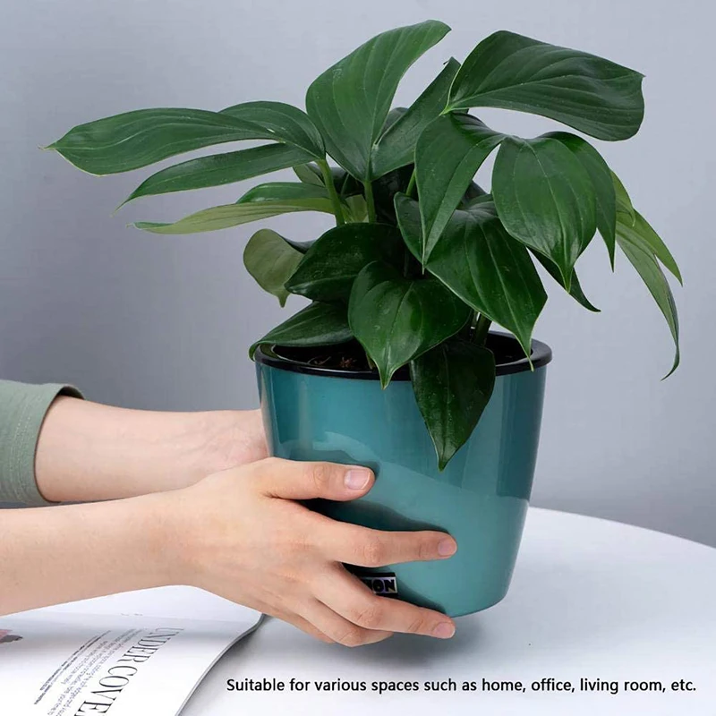 Цветочный горшок автоматический поглощающий воду пластиковый для растений