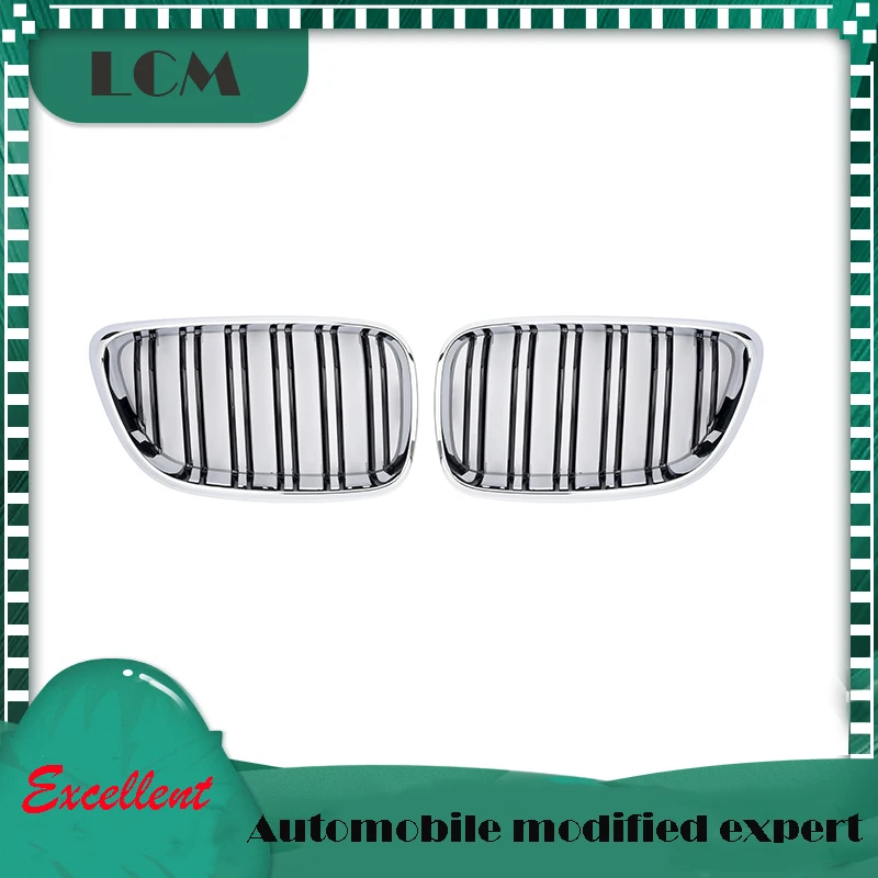 Передняя решетка с двойными ремнями из глянцевого черного/матового