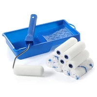 foam paint roller kit small paint tray set mini roller refills roller framepaint tray4 inch roller covers for house