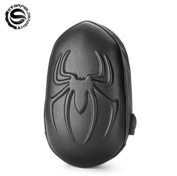 

men's chest bag motorcycle bag casual waist bag Men chest package inclined shoulder bag carbon fiber lines black color bags