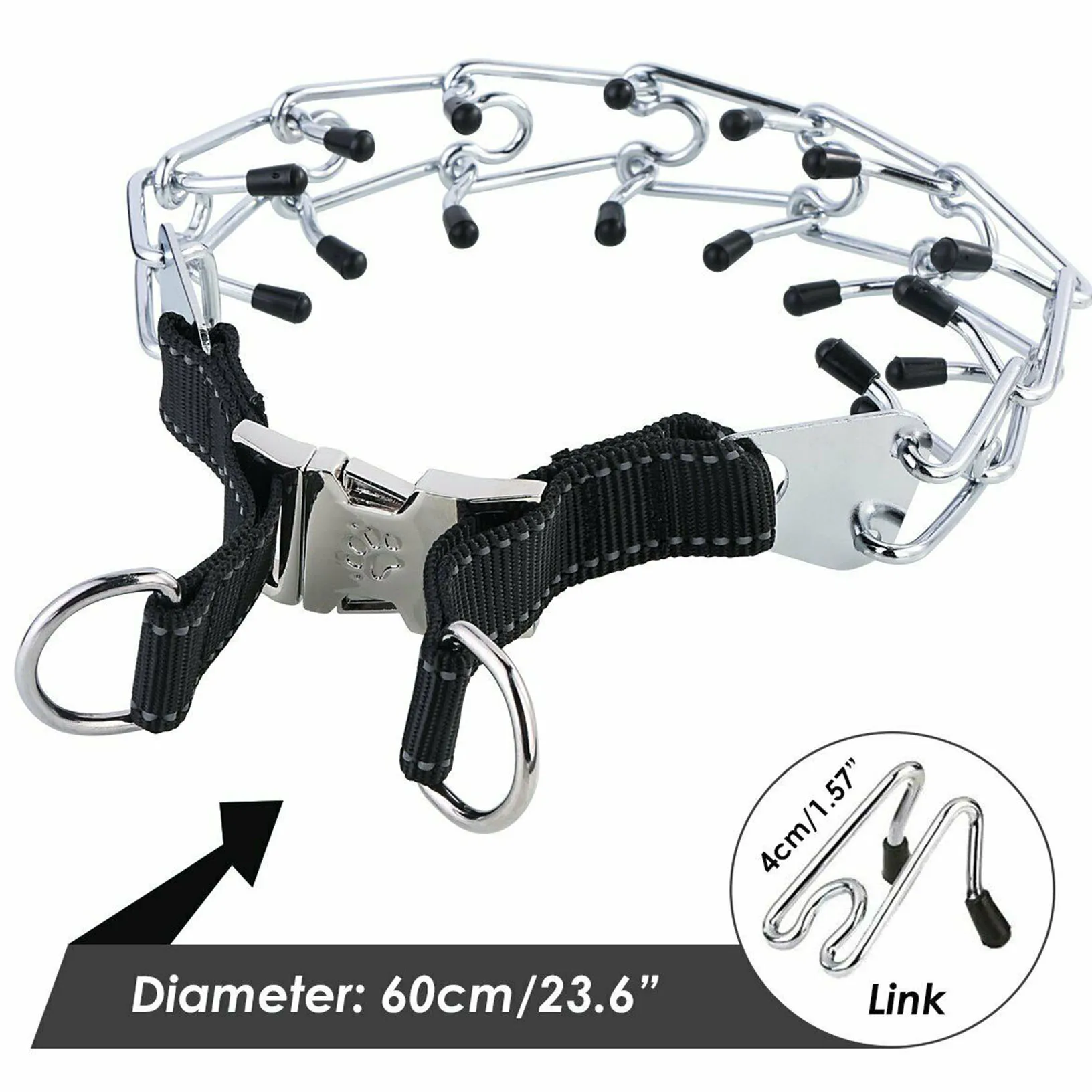 Новый Регулируемый Металлический Стальной зубчатый ошейник для дросселя