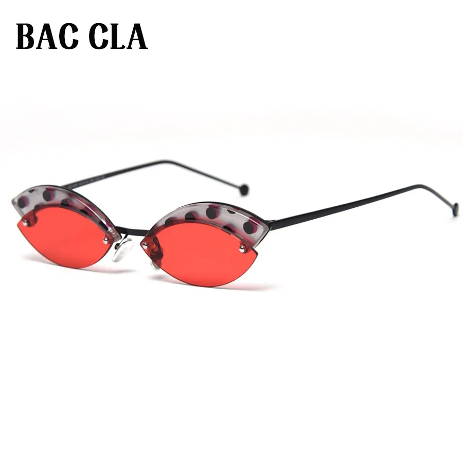

BAC CLA Retro Funny Sunglasses Ladies Fashion Street Shooting Small Frame Sunglasses Cat Eye Retro Color Sunglasses UV400 Oculos