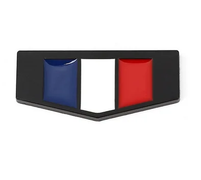 

Металлический Французский флаг автомобильный брызговик Задняя эмблема значок наклейка автомобильные аксессуары