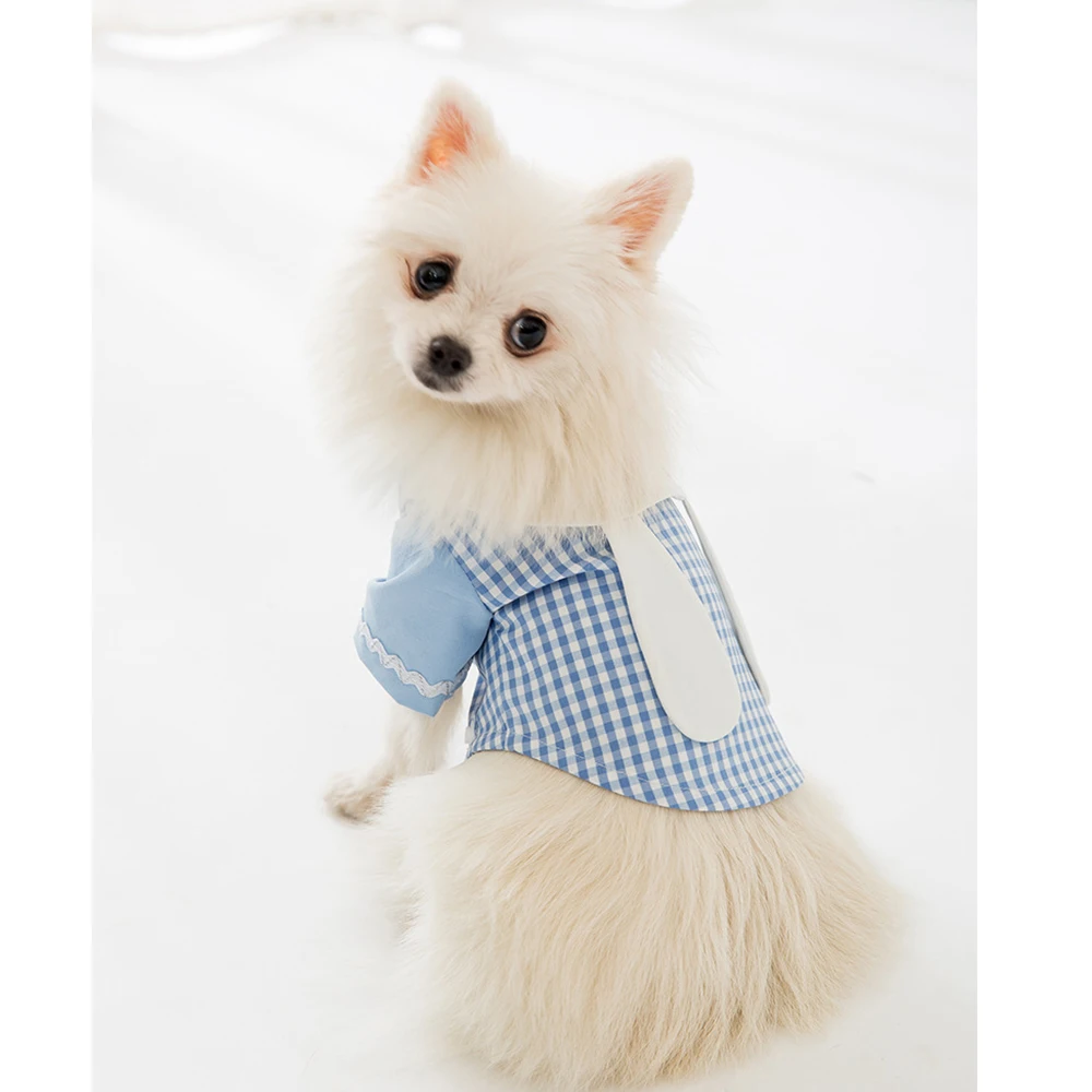 

FULUE Dog clothes cos sailor cat costumes 5 sizes navy dog dress bow knot flowers cartoon pajamas for Small Medium lady pets