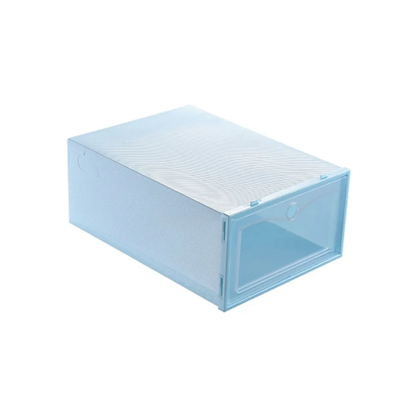 

6 kind Plastic Shoe Box Stackable Foldable Shoe Organizer Drawer Storage Case with Flipping Clear Door Ladies Men 33.5x23.5x13cm