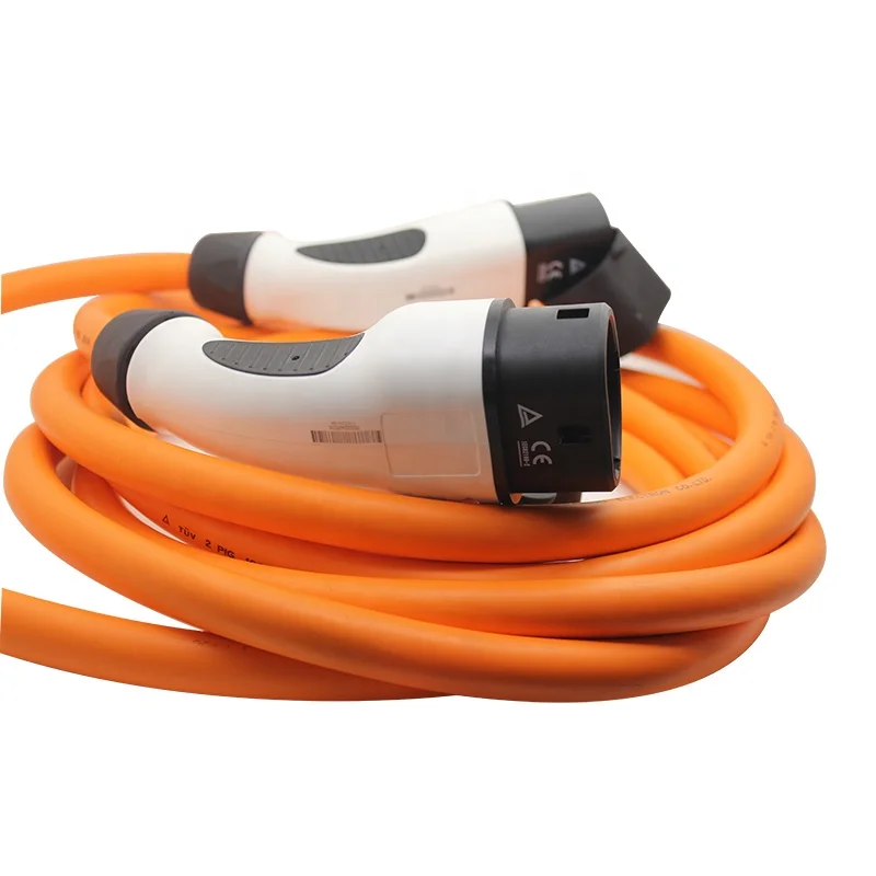 値段 Iec 62196オスからメスのev充電スパイラルケーブル