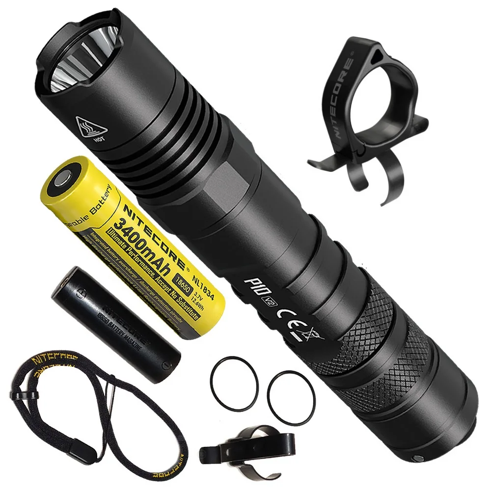 Nitecore P10 V2 Mini LED Flashlight CREE XP-L2 V6 1100Lm High Power Tactical Flashlight 18650 Battery for Search Hunting