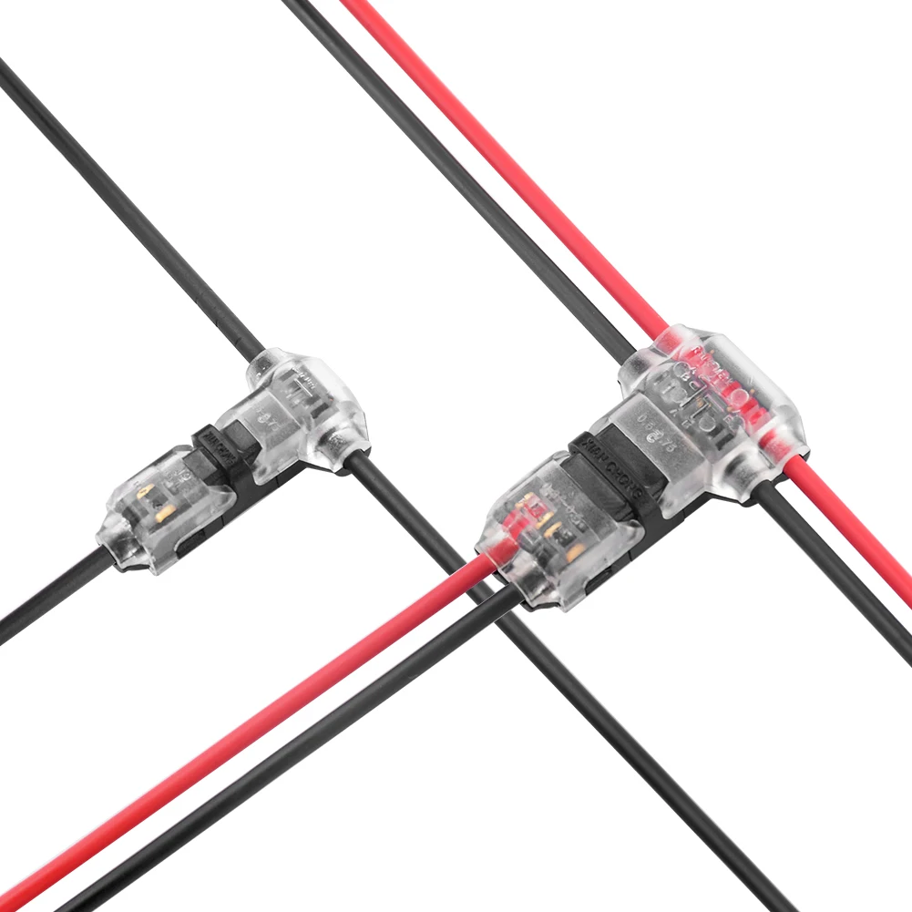 5 шт. 1/2 Pin I T тип быстрого соединения проводов электрические разъемы 22-18AWG для светодиодной ленты Автомобильный Кабель обжимные клеммные блоки проводник