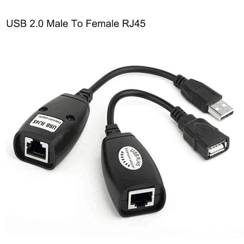 1 пара Сетевой удлинитель USB 2 0 со штекером на гнездо Cat6 Cat5 Cat5e 6 Rj45 LAN Ethernet |