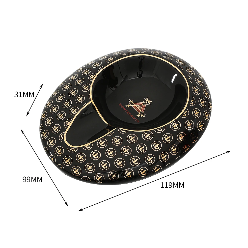 Круглая пепельница для сигар galintshape домашняя Керамическая Мини с 1 трубкой