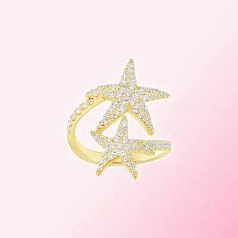 

1:1 Made 925 Sterling Silver Customized Starfish Personalized Design All-match Ring