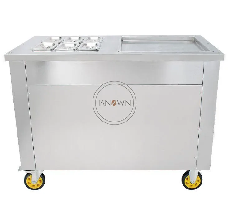 Автоматическая машина для приготовления жареного мороженого льда ролик