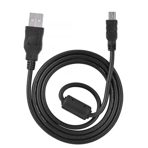 USB-кабель для передачи данных длиной 1,0 м, USB 2,0 на Mini B 5-контактный для цифровой камеры, кабель для передачи данных для аудиокабеля