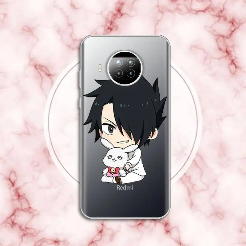 

The Promised Neverland anime high quality Phone Case shell Transparent for Xiaomi Redmi note 10 t 8 9 pro lite 11