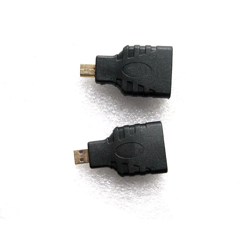 100pcs HDMI-compatible HDMI Female to Micro HDMI Male  Adapter Connector For HDTV Camera etc