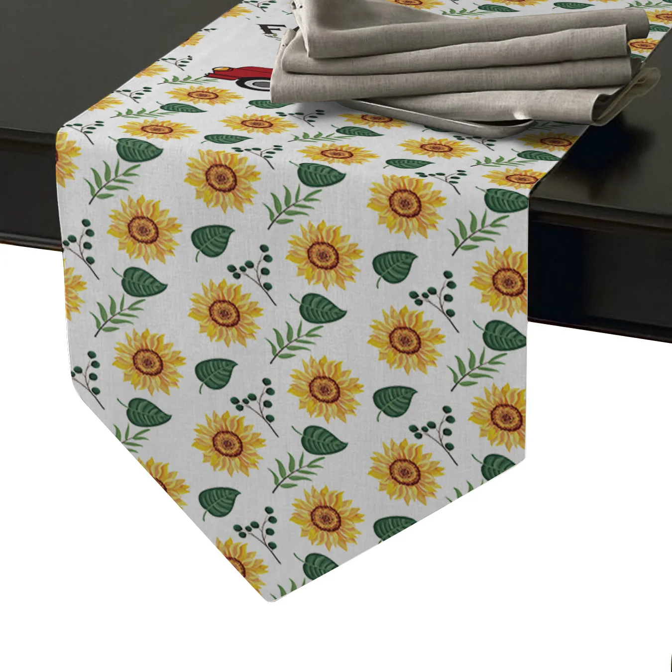 Винтажный фермерский дом для девочек красный грузовик Подсолнухи настольная