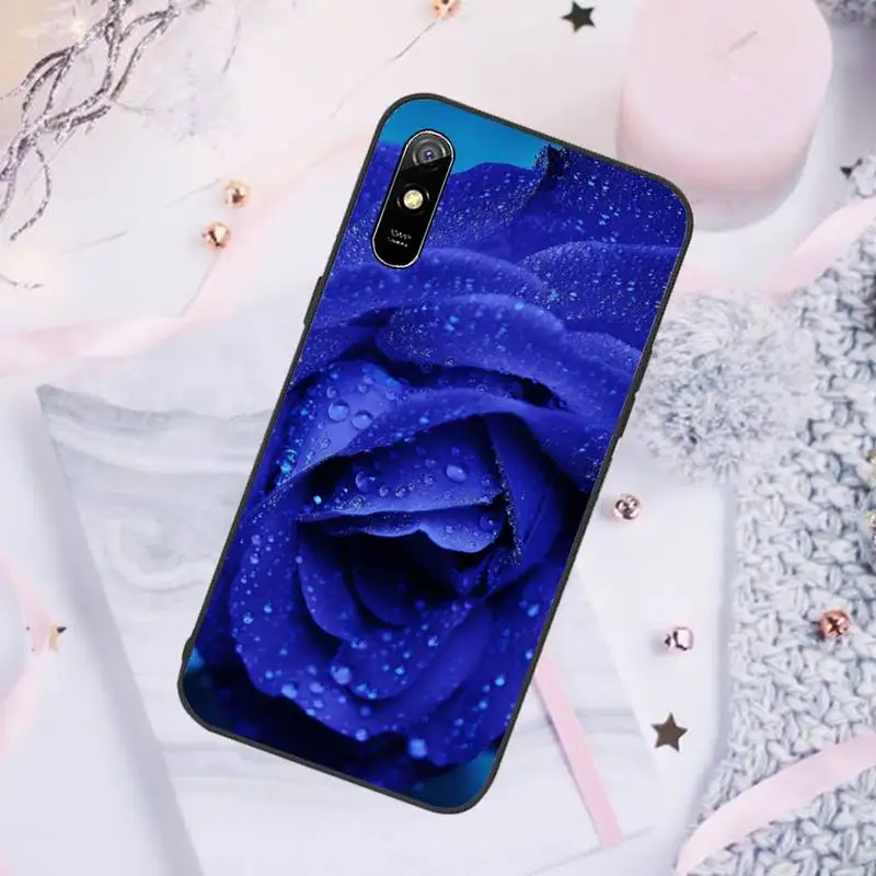

Blue rose Phone Case For Xiaomi Mi Redmi Note 7 8 9 pro 8T 9T 9S 9A 10 Lite pro