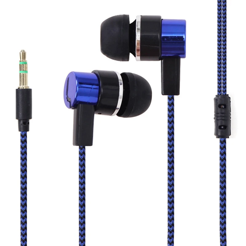 

For Smartphones For Samsung Xiaomi Huawei iPhone Earphones Headsets With Built-in Microphone 3.5mm In-Ear Wired Earphone