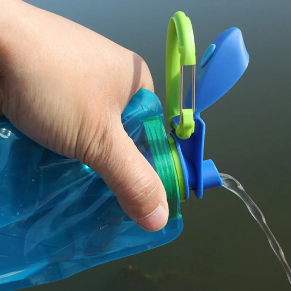 

Outdoor Sports Folding Portable Water Bag Camping Hiking Cycling Plastic Water Cup Environmental Protection Soft Water Bag Hot