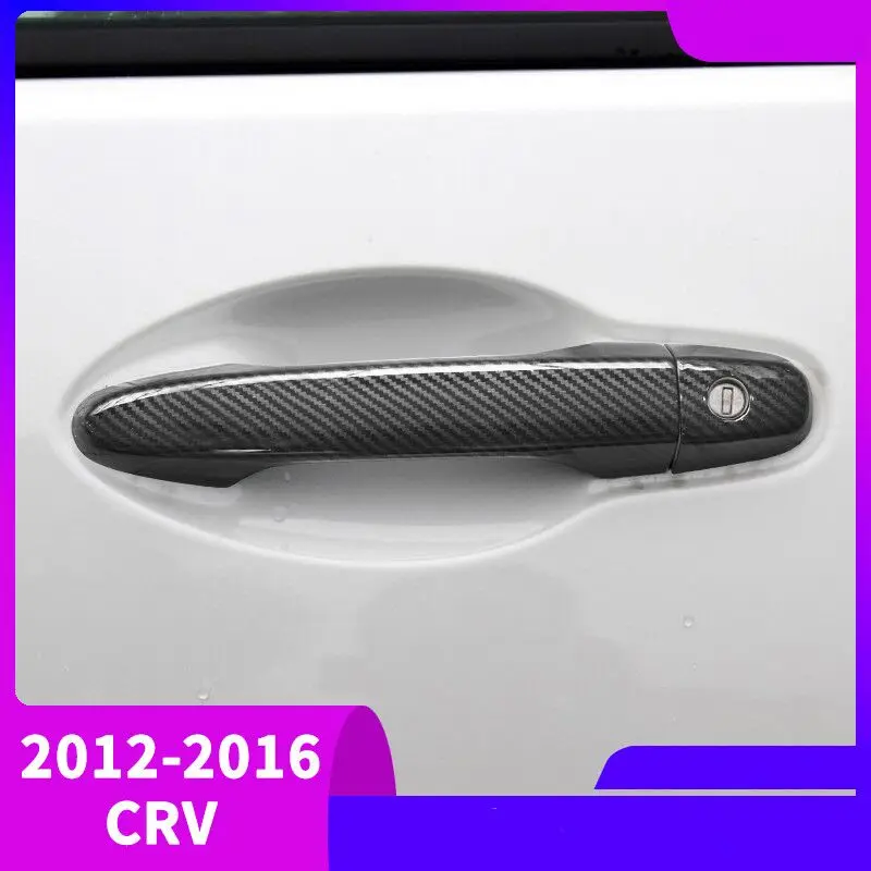 

FUNDUOO для Honda CR-V CRV 2012 2013 2014 2015 2016 хромовое углеродное волокно автомобильные дверные ручки Чехлы отделка Стайлинг Аксессуары