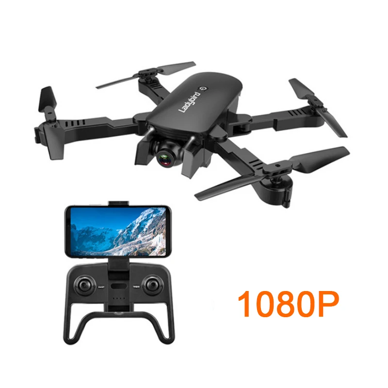 black 1080P ba1 R8 1808 Дрон с двойной камерой 1080P 4K PX1600W HD WiFi FPV оптический поток Автоматическая красота RC Квадрокоптер вертолет XS816 SG106 - Цвет: black 1080P ba1