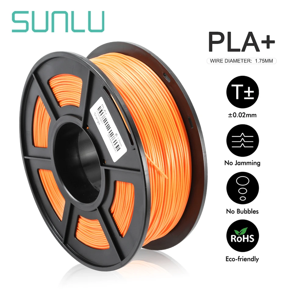 SUNLU PLA нить 1 кг 75 мм PLUS 3D печать нити ручка расходные Пластик Plus экструдер для DIY
