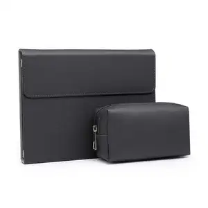 flip cover sleeve for microsoft surface pro 7 6 5 4 with stand holder surface pro x surface go 2 case women men solid laptop bag free global shipping