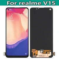 original lcd display touch screen digitizer assembly 6 4 for realme v15 5g display repair parts