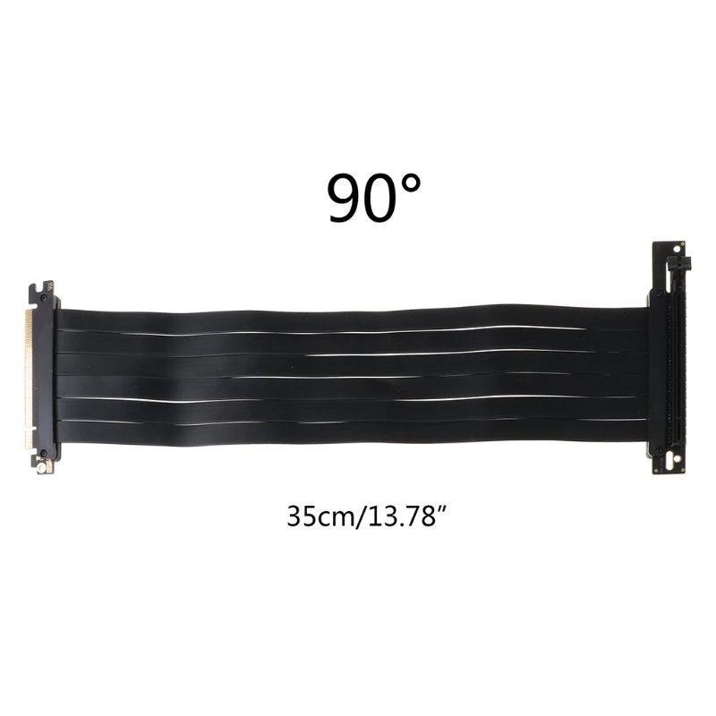 

Gen3.0 PCI E 3.0 16X Graphics Card vertical kickstand Flexible Extension Cable