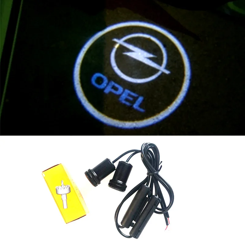 2 шт. лазерный проектор логотипа для Opel Astra H G J Corsa D C B Zafira Vectra Mokka Omega Vivaro