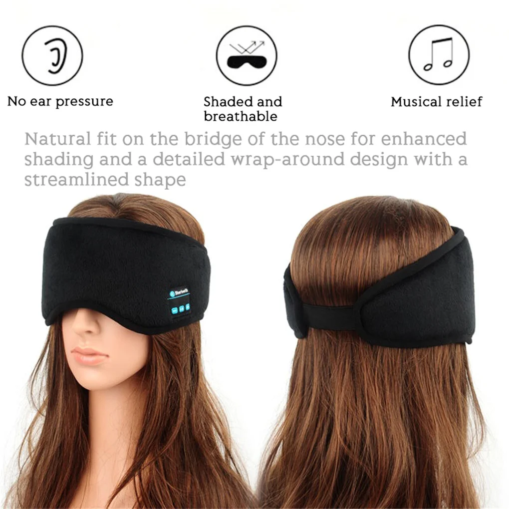 Bluetooth-маска для сна и прослушивания музыки Затемняющая маска глаз повязка на