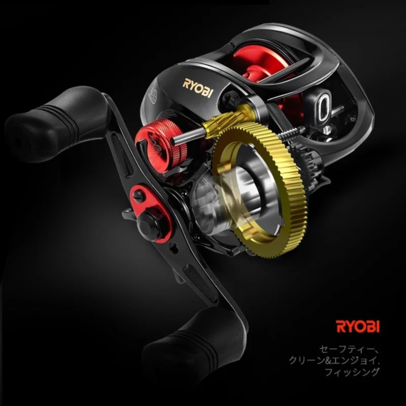 Рыболовная катушка Ryobi для заброса приманки новинка 2019 длинная 5 кг металлическая