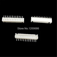 100 piece xh 2 54 12 pin connector right angle socket plug male connector