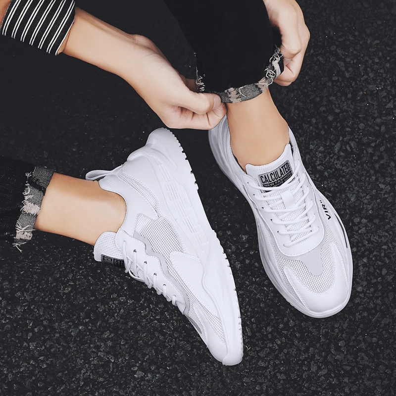 

spring men comfortable fashion trainers quality high man s autumn casual slip mesh los on brand spring/summer hombre shoes 2018