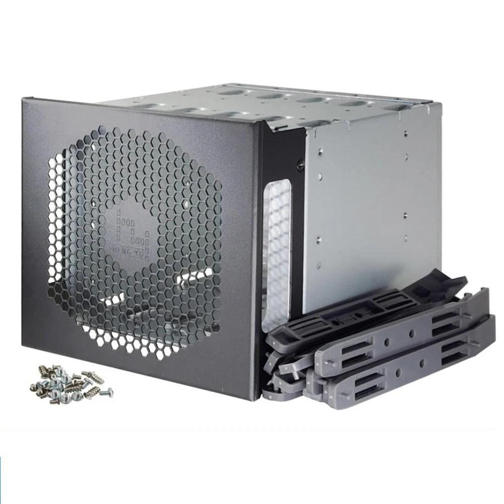 5.25in для 5x3.5in SATA SAS HDD жестких дисков адаптер подноса из нержавеющей стали 3x5 25 &quotCD
