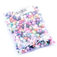 mixed sizes 3456mm 1000pcs no hole round pearls many matte colors available multi purpose diy jewelry decorations crafts